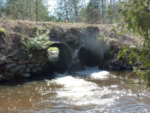 Appropriate design of roads and stream crossings