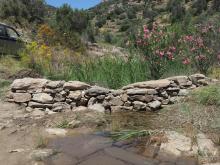 check-dam in Greece