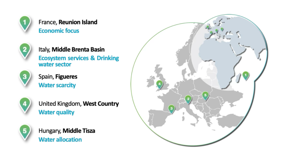 InnWater Map Pilot Sites